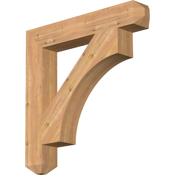 Ekena Millwork Westlake Craftsman Smooth Bracket, Western Red Cedar, 5 1/2"W x 36"D x 36"H BKT06X36X36WTL04SWR - main